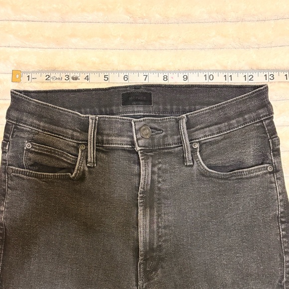 MOTHER The Stunner Zip Ankle Step Fray in Wrong Side of the Track, sz 27 - Picture 14 of 15